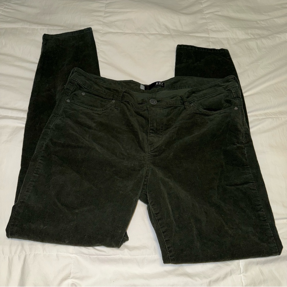 Kut from the Kloth Olive Corduroy Pants